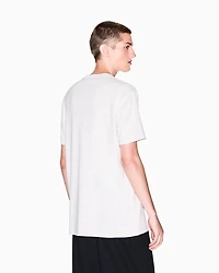 Armani Exchange - Regular fit graphic print T-shirt, Man, White, Size: M