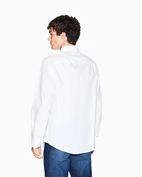 Regular fit cotton jacquard shirt