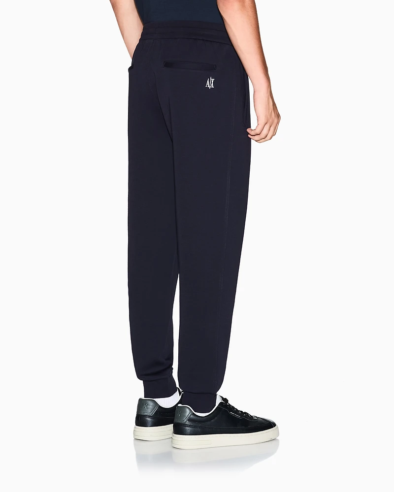 Armani Exchange - Jogger pants with logo on the back, Man, Navy Blue, Size: