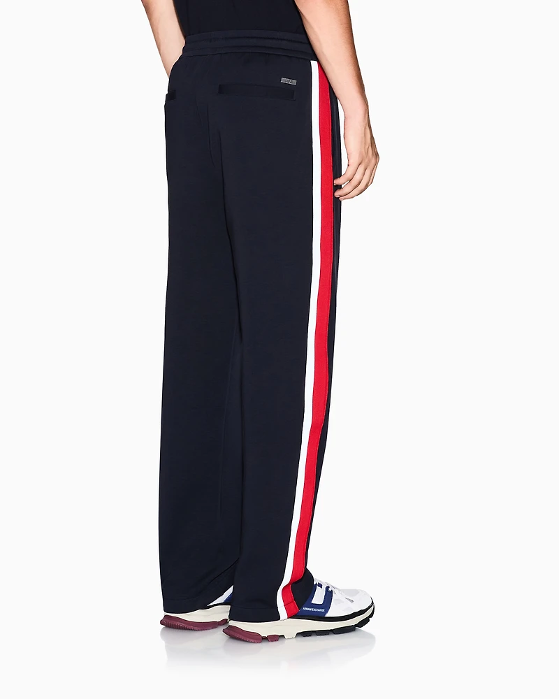 Armani Exchange - Sweatpants, Man, Navy_blue, Size: