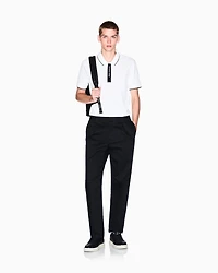 Regular fit polo with logo