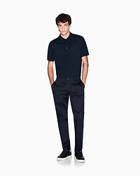 Pique polo shirt with contrasting details