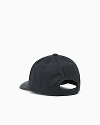Emporio Armani - Jacquard nylon baseball cap with all-over logo lettering, Man, Black, Size: TU