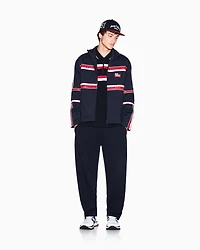 Armani Exchange - Sweatpants, Man, Navy_blue, Size: