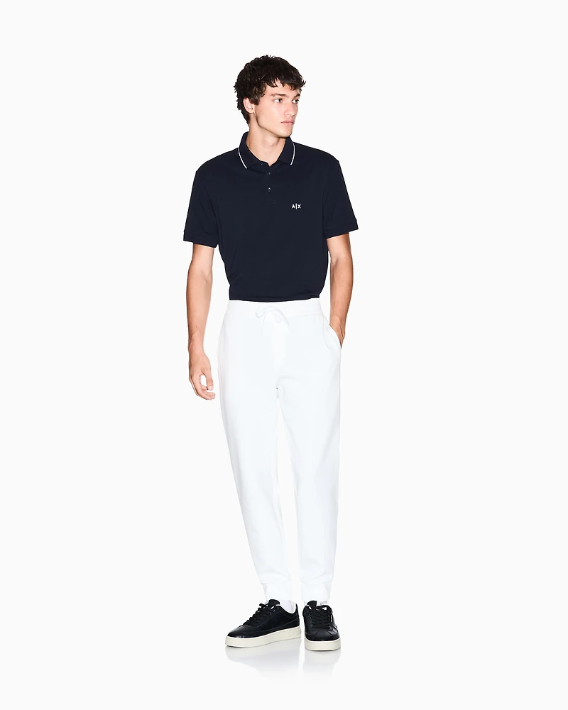 Jogger pants with logo on the back