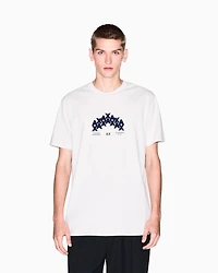 Armani Exchange - Regular fit graphic print T-shirt, Man, White, Size: M