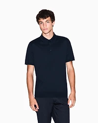 Pique polo shirt with contrasting details