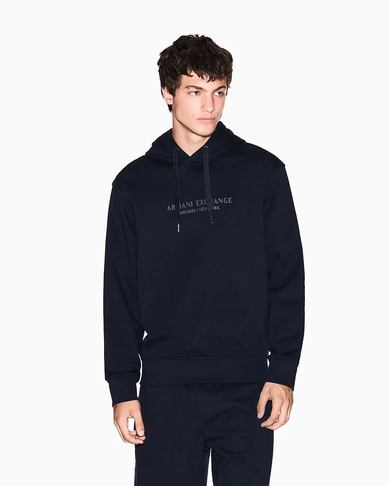 HOODED COTTON LOGO SWEATSHIRT