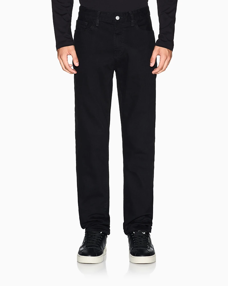 Armani Exchange - Slim Jeans, Man, Black, Size: