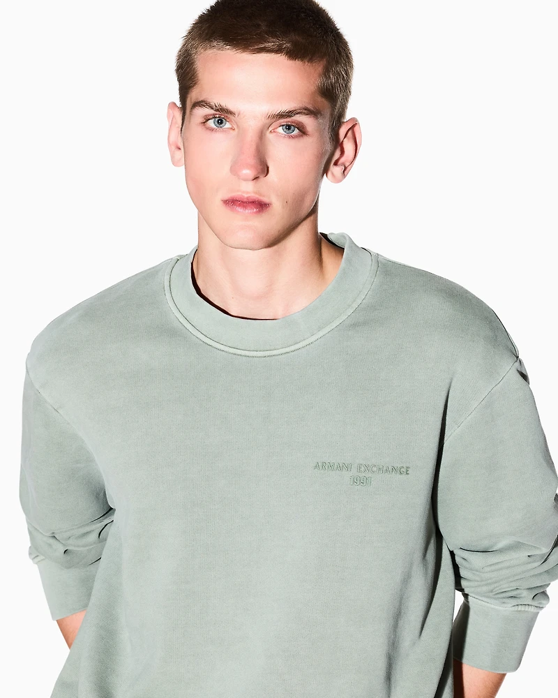 Crewneck Sweatshirt with embroidery