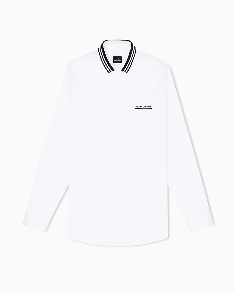 Armani Exchange - Casual Shirts, Man, White, Size:
