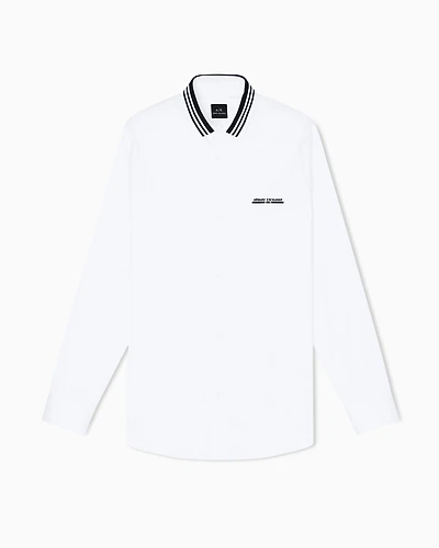 Armani Exchange - Casual Shirts, Man, White, Size: