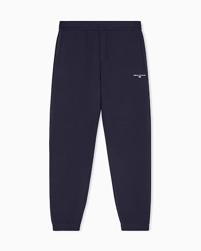 COTTON BLEND JOGGER SWEATPANTS WITH LOGO