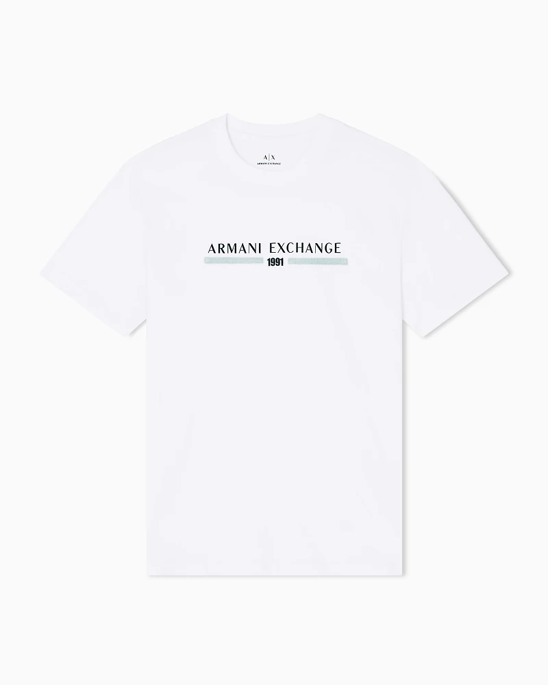 Armani Exchange - Regular Fit T-Shirts, Man, White, Size: