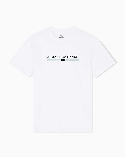 Armani Exchange - Regular Fit T-Shirts, Man, White, Size: