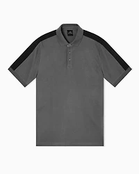 Regular fit polo with contrasting tape