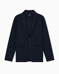Armani Exchange - Casual Jackets, Man, Navy Blue, Size: