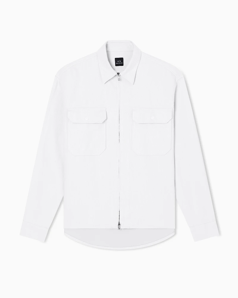 Armani Exchange - Casual Shirts, Man, Beige, Size: