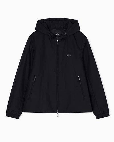 Armani Exchange - Hooded jacket, Man, Black, Size: