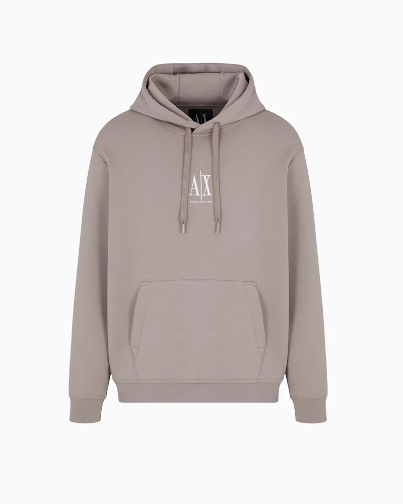 Hoodie with embroidered logo