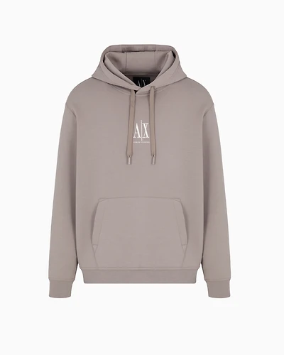 Hoodie with embroidered logo