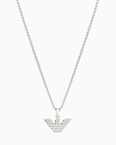 Emporio Armani -  Stainless Steel Pendant Necklace, Man, Multicolored, Size: TU