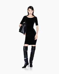 Armani Exchange - Short Dresses, Woman, Black, Size: S