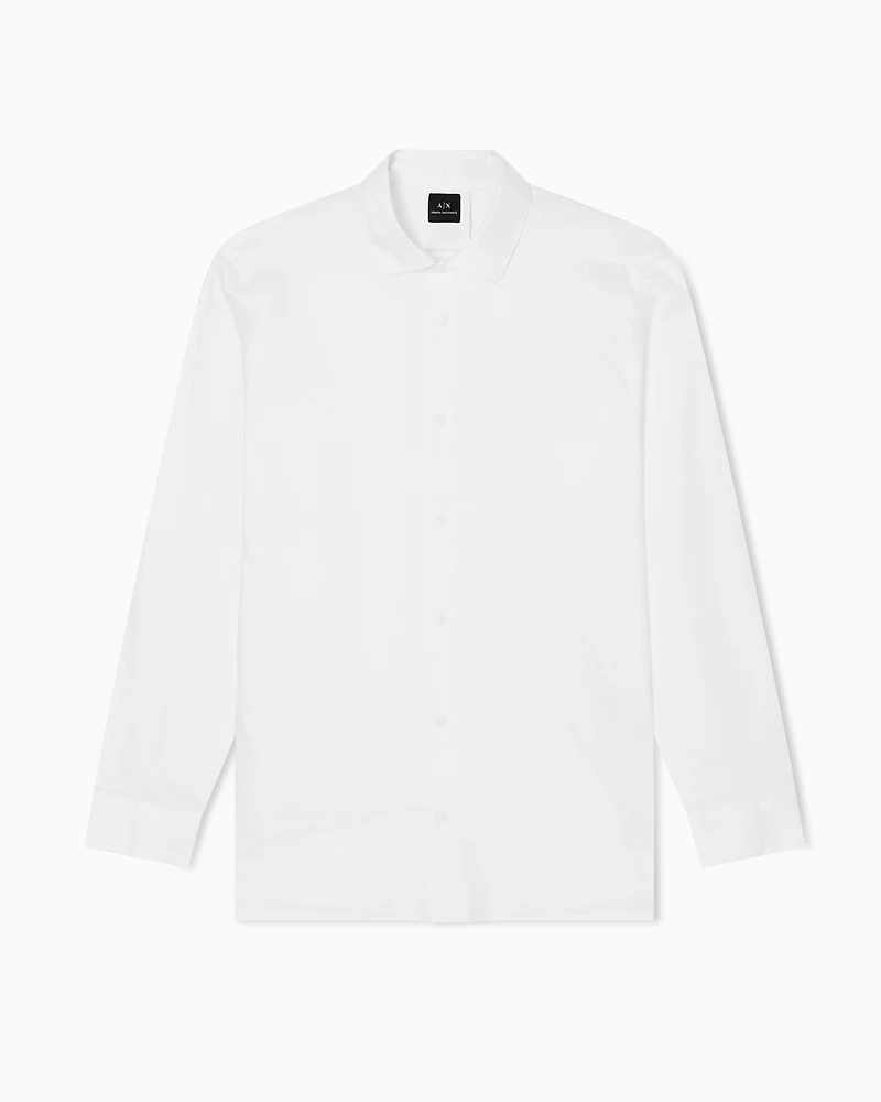 Regular fit shirt with allover logo