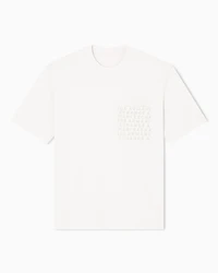 Armani Exchange - Regular fit T-shirt with logo pocket, Man, White, Size: