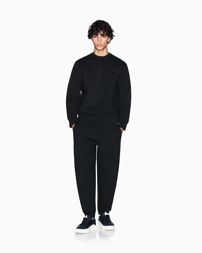 Armani Exchange - Sweatpants, Man, Black, Size: M