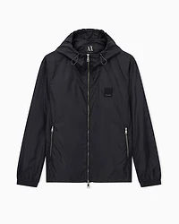 BLACK LOGO PATCH WINDBREAKER