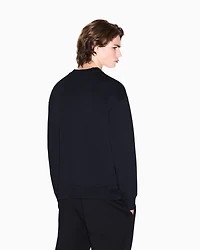 Sweatshirt with embossed logo