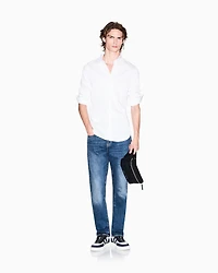 Armani Exchange - Slim fit jeans stretch denim, Man, Blue, Size: