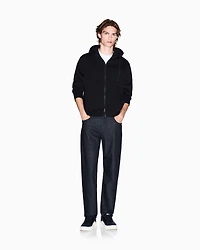 Armani Exchange - Zip-up sweatshirt with contrasting hood, Man, Black, Size: