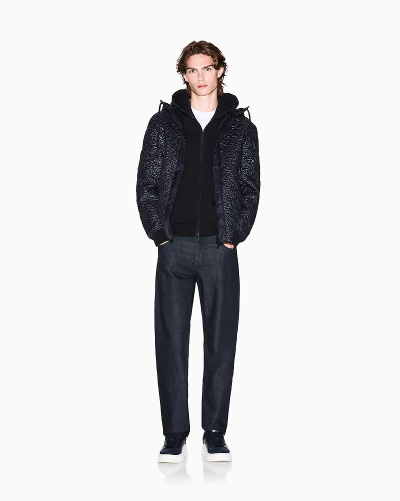 Armani Exchange - Zip-Up Sweatshirts, Man, Black, Size: