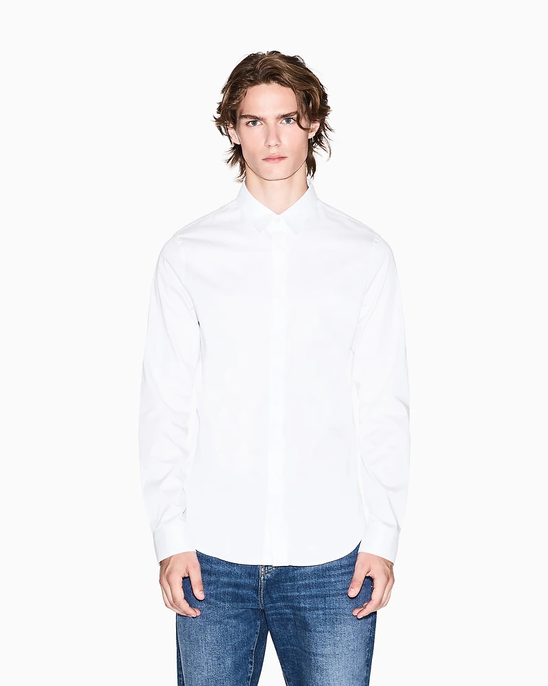 Slim fit cotton shirt