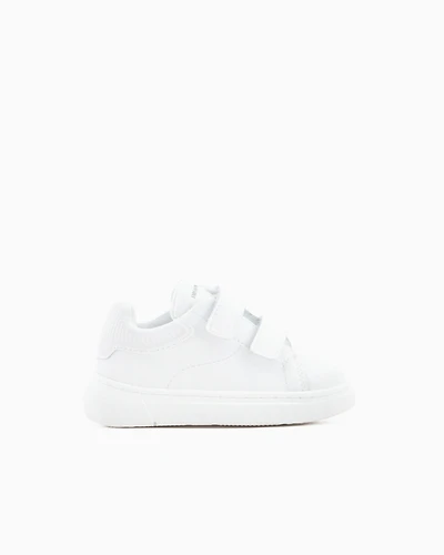 Emporio Armani - Leather sneakers, Boy, White, Size: