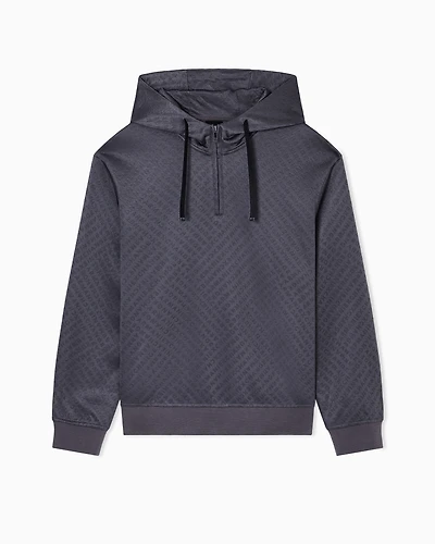 Micro texture hoodie