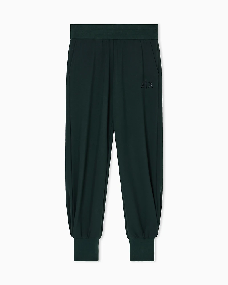 Armani Exchange - Sweatpants, Woman, Green, Size: