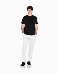Slim fit circle print T-shirt