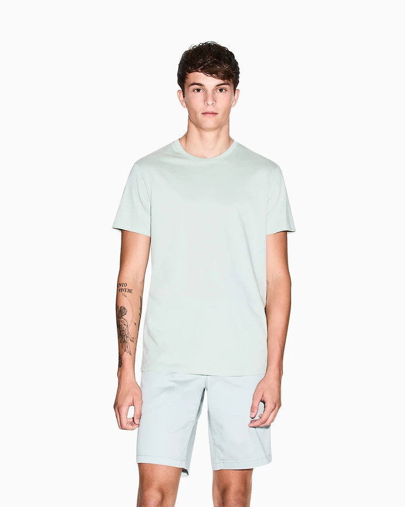 Armani Exchange - Slim fit Pima cotton T-shirt, Man, Green, Size: