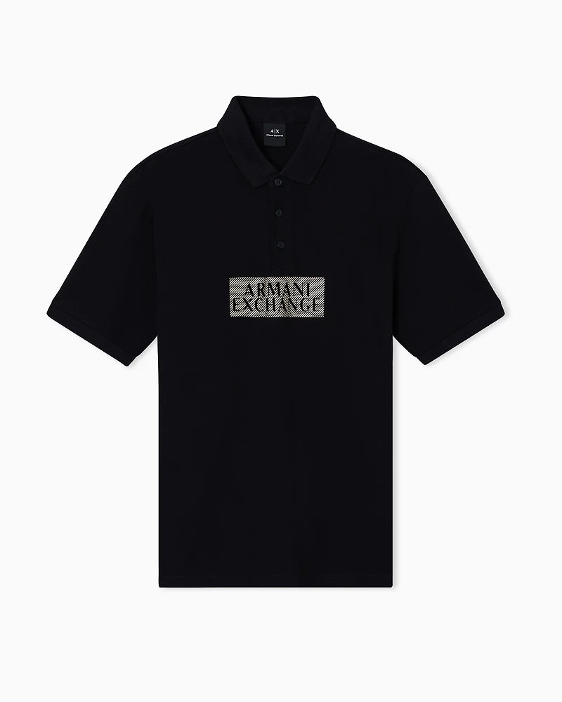 Armani Exchange - Polo Shirts, Man, Black, Size: