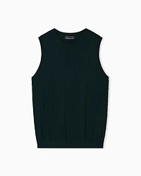 Armani Exchange - Top with allover logo, Woman, Green, Size: