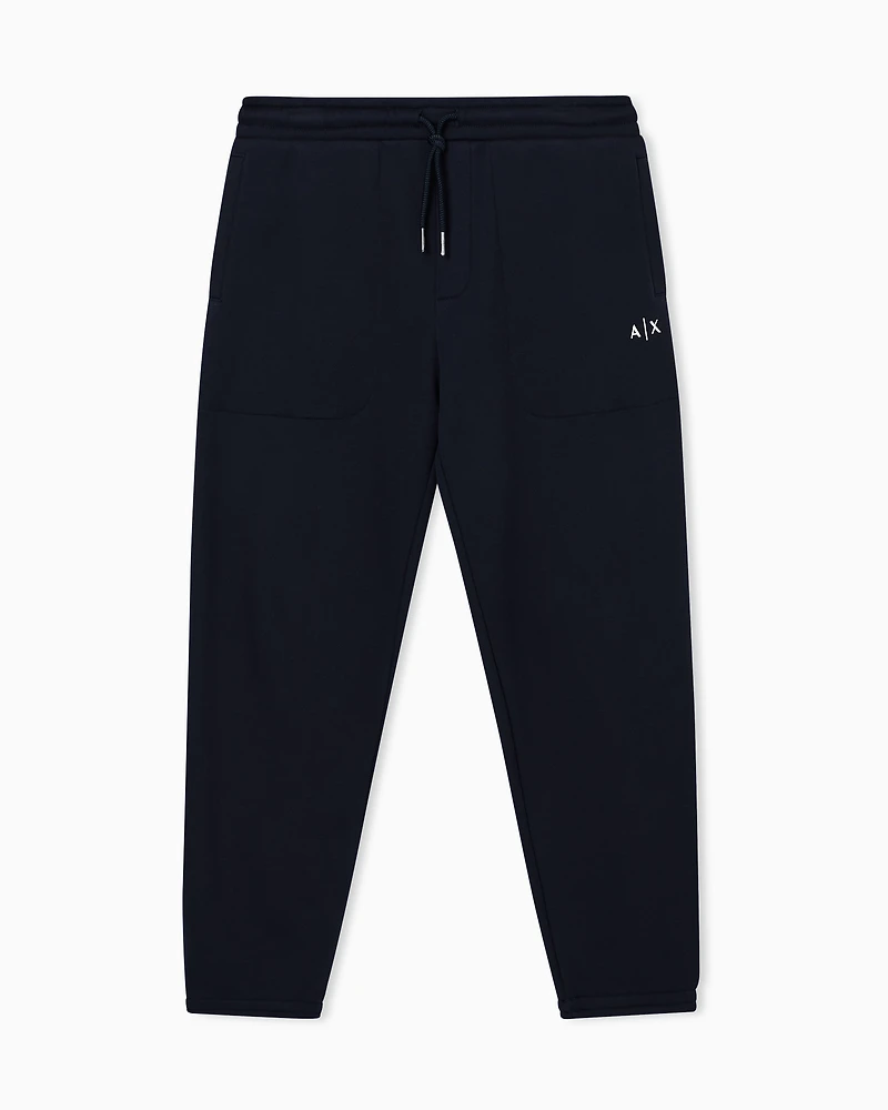 Armani Exchange - Sweatpants, Man, Navy Blue, Size: