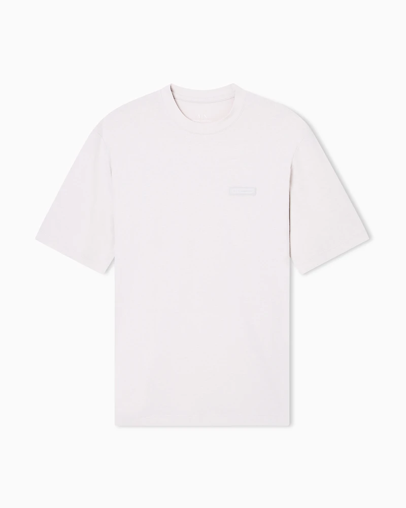 Armani Exchange - Regular fit T-shirt with print on the back, Man, White, Size: