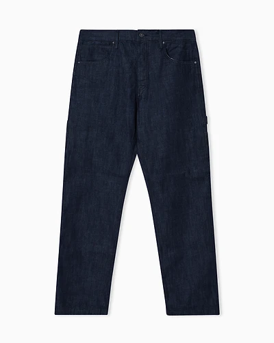 Armani Exchange - Regular fit cotton jeans, Man, Blue, Size: