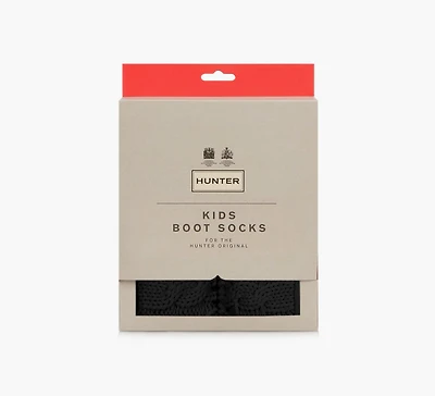 KIDS 6 STITCH CABLE BOOT SOCK