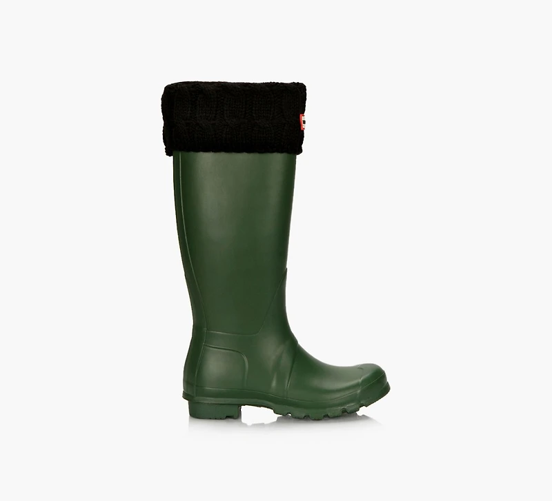 6 STITCH CABLE BOOT SOCK