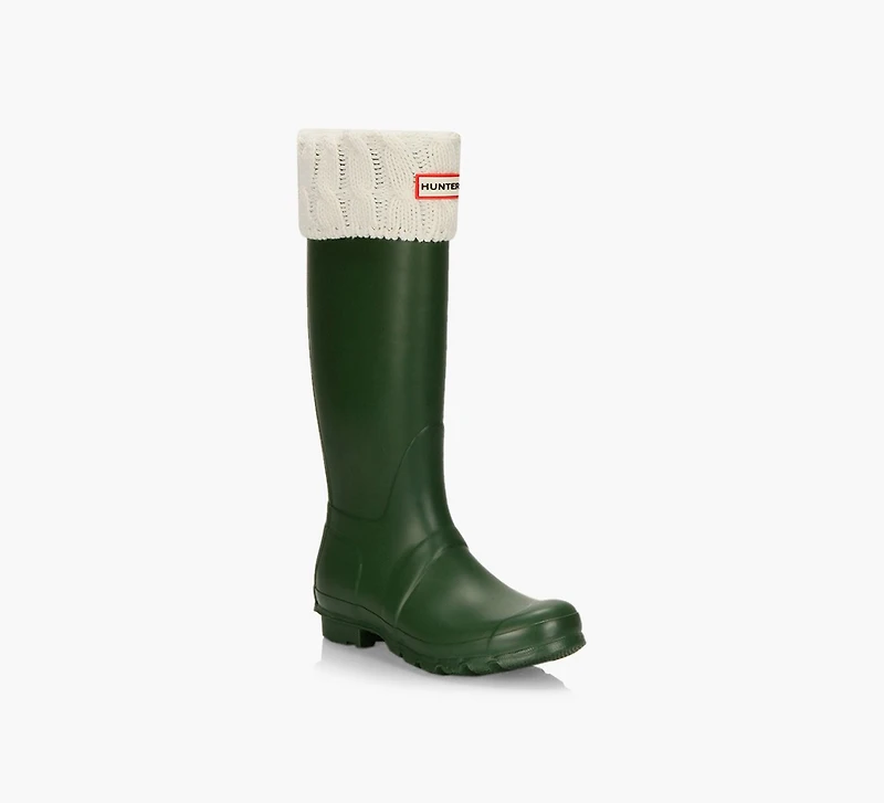 6 STITCH CABLE BOOT SOCK