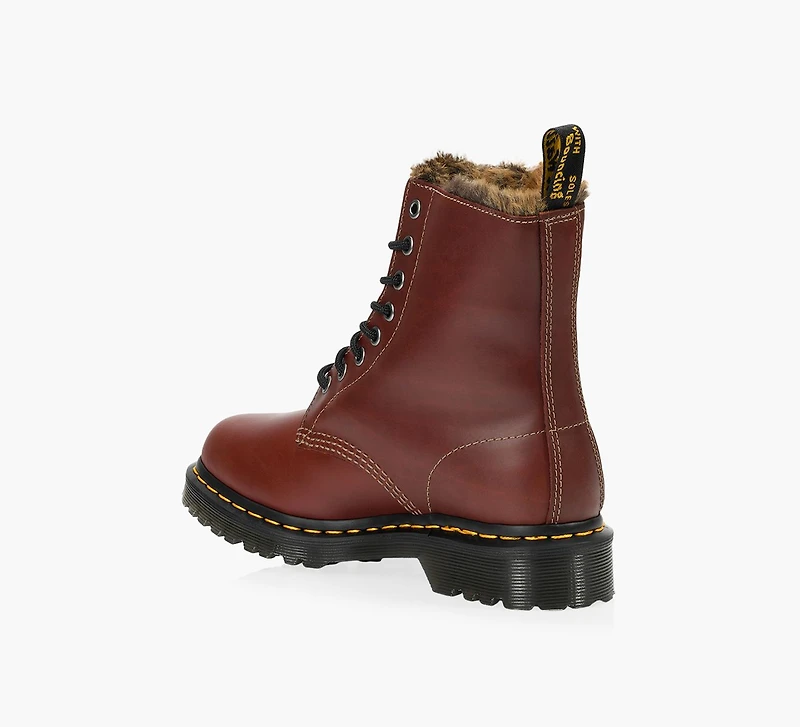 1460 SERENA FAUX FUR LINED LACE UP